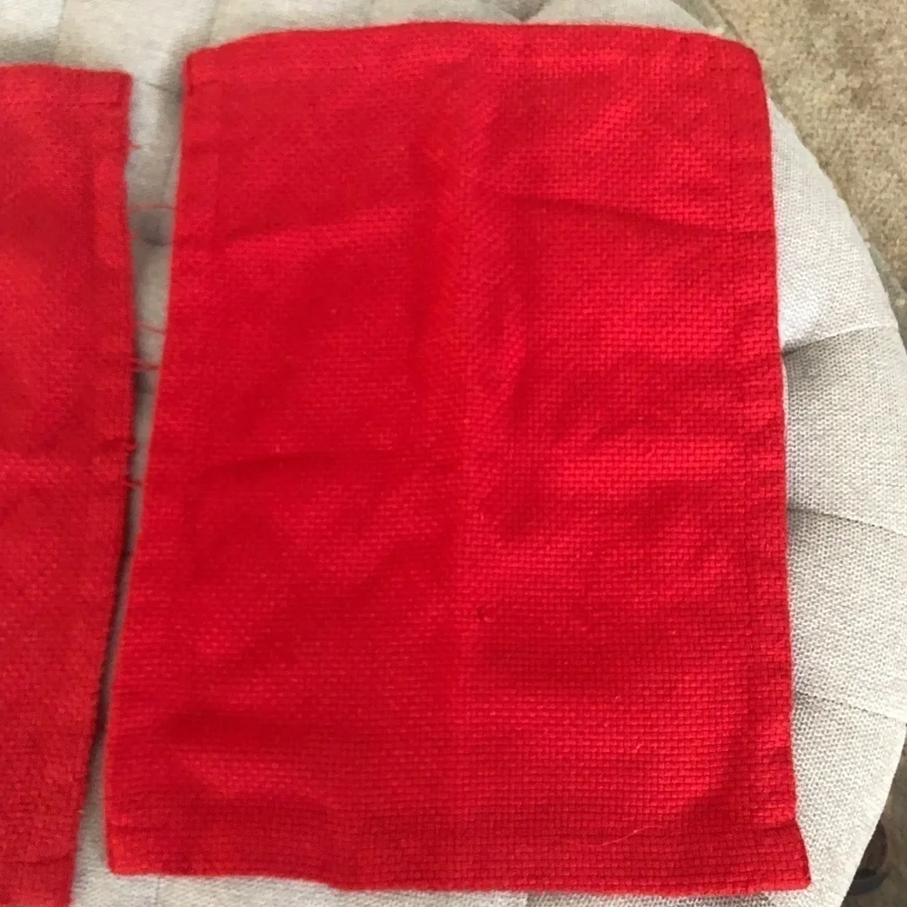 Christmas Red square placemats set of 2